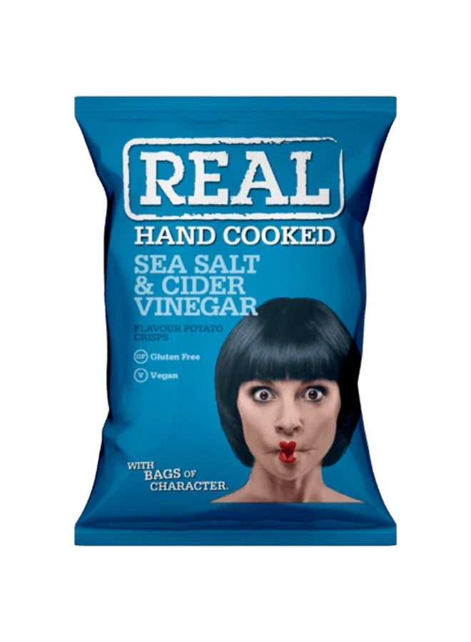 ريل رقائق ريل بالملح والخل 35 جرام – علبة كبيرة تحتوي على 24 عبوة | وجبات خفيفة من البطاطس حامضة ومقرمشة - Image 3